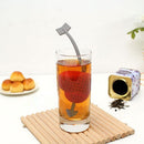 Sweet Tea Filter Infuser Strainer Teacup Teapot Cupid Heart Valentine Magic