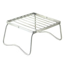 Stainless Steel Foldable Cooking Pot Stove Burner Support Stand Rack Picnic BBQ