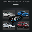 Car HUD OBD 2 II Head Up Display Speed Projector Overspeed Warning Alarm System