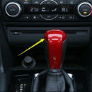 Red ABS Interior Car Gear Shift Knob Handle Cover Trim for Mazda CX-3 CX3 2
