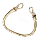 Round DIY Purse Handle Shoulder Bags Handbag Strap Rope Replacement, Golden C7S3