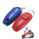 Clicker mit Pfeife zur Hunde Ausbildung Erziehung Hund Training Klick Katze E4K8