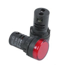 AD16-22D/S 21mm Thread Red LED Plastic Signal Pilot Lamp AC220V 2Pcs A4N2