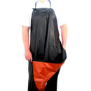 Waterproof PU Leather Apron Industrial Workshop Protective Apron Black Useful