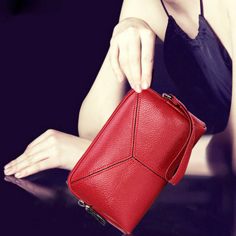 Women Leather Wallet Phones Purse Card Holder Clutch Boxes Bag Pouch Handbags PU