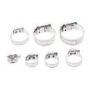 60Pcs Stainless Steel Hose Pipe Hoop Strong Hose Clamps Wire Assorted Kit  MZO