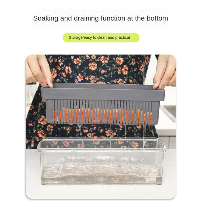 Vegetable Chopper Dicer Slicer Onion Salad Veggie Cutter Food Slicer 8 Blade