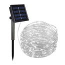 200 LED 22m Solar Copper Wire String Lamp Garden Decorative Light (White)