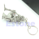 Creative Toilet Purse Bag Rubber Skulls KeyChain Keyring Gift Key Chain Keyfob