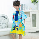 Frogman Children Beach Towel Cartoon Hooded Boys Girl Baby Bath Towel