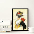 5D DIY Full Drill Diamond Painting Geisha Cross Stitch Mosaic Kits (HG428)