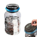 2pcs Digital Coin Bank Money Saving Jar Coin Container with LCD for Adults Kids