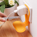 3X Foldable Cell Phone Charging Rack Holder Wall Charger Adapter Hanger Shelf Cy