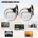 Universal Loud Dual-Tone Electric Snail Air Horn Siren For Car Motorbike Spea Hn