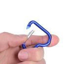 Aluminum Alloy Heart-shaped Camping Carabiner Clip Keychain Climbing Key Chai Gw