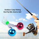 Twin Spiral Bells Outdoor Carp Fishing Rod Tip Bite Alarms Bell (Color)