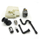Carburetor Kit Include Fuel/Oil Line, Spark Plug, Intake Manifold Fits for 024