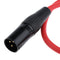 2 Pieces 3 Pin Male to Female Balanced XLR Cable for Microphone, Speaker, Audio