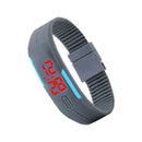 Fashion Mens Womens Ladies Wrist Watch Elegant Rubber LED Watch Date Sports
