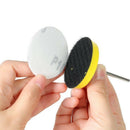 1X(60 Pcs Sanding Paper Grinding Wheel With 50Mm Polishing Pad Adapter, Gri
