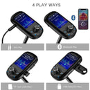 Universal Bluetooth FM Transmitter 1.8" Color Screen J2D2 Kit Wire Receiver K0H3