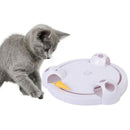 Interactive Pet Cat Toys Funny Cat Automatic Rotating Cat Play Teaser Plate