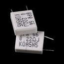 10pcs 5 W 0.22Ohm Cement Resistor Non-Inductive Ceramics Resistor BPR56 WGBX