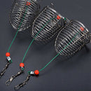 2Pcs Wire Fishing Lure Conical Cage Fish Bait Lure Cage Small Fish Bait Cag