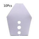 10 pcs Fishing Swim Jig Blade Sheet Stainless Steel Breakwater Bait Accessories