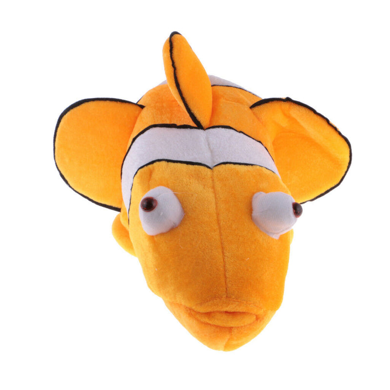 Men Women Kids Clownfish Sea Animal Costume Cap Hat Party Fancy Dress Props