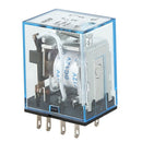 HH52P DC 12V Coil DPDT 8 Pins Electromagnetic Power Relay DYF08A Base