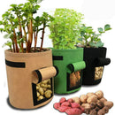 Potato Grow Bag, 3 Pack Potato Planter Bag/Plant Pots,7-Gallon Window Veget I5Y8