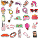 50Pcs Girls Beauty Cosmetics Skateboard Stickers Laptop Luggage Phone Decals BX