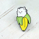 Creative Cartoon Cat Brooch Cute Badge Metal Pins Jacket Ornament (Style 2)