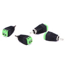 10Set RCA Connectors Male Plug to AV Screw Terminals Video AV Balun Adapter