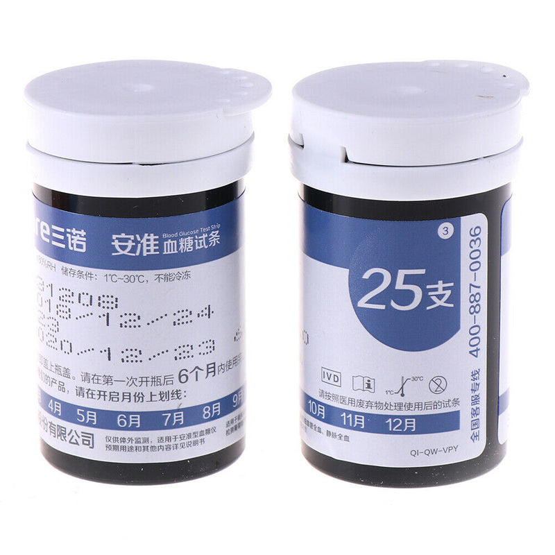 100x test paper and lancet for blood glucose monitor medical blood glucose3cA