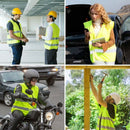 4 Pcs. Safety Vests Car Puncture Vest Safety Vest, Safety Warning Vest En 4 D8A7