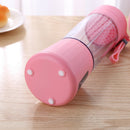 380ml USB Rechargeable Juice Machine Blender Mixer Portable Juicer (Pink) A
