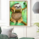 5D DIY Full Drill Diamond Painting Cute Sloth Cross Stitch Embroidery Kits