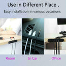 1PC USB Cable Clips Desk Cord Management Organizer Wire Holder Silicone Durable