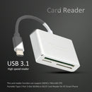 3 in1 USB 3.1 Type C USB-C to SD/CF TF Card Reader Adapter For Macbook Notebook