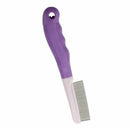 Pet Cat & Dog Grooming Comb with Fine Steel Tooth T9E5
