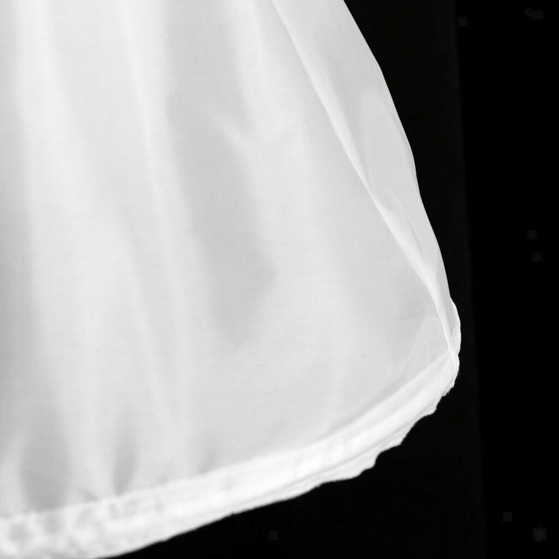 Kids Single Hoop A-Line Petticoat Underskirt Flower Girls Short Crinoline