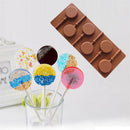 Silicone Lollipop Cake Chocolate Soap Pudding Jelly Candy Cookie Mold JR