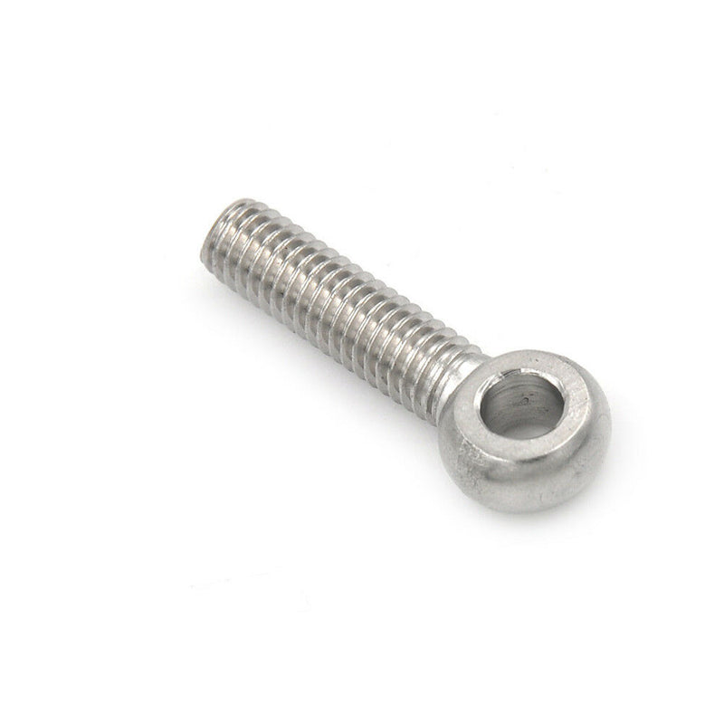 304 steel eye bolt M6*25 Screw O ring head Axle pin split pin shaft pin dowel JR