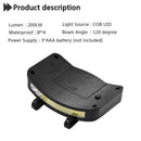 2Pcs Clip On Cap Light Led Cap Light Cob Cap Visor Light Battery Powered He