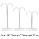 3pcs Jewelry Display Rack Sprout Transparent Earring Display Stand Holder