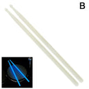 1Pair Drum Stick Glow in The Dark Stage Performance Luminous Drumstick