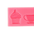 Silicone Teapot Cup Cupcake Paste Cake Fondant Mould Baking Soap Mold DIY Too %o
