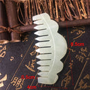 1Pc Nature Jade Comb Massage Spa Acupuncture Head Treatment Gua Sha BoardB Hn